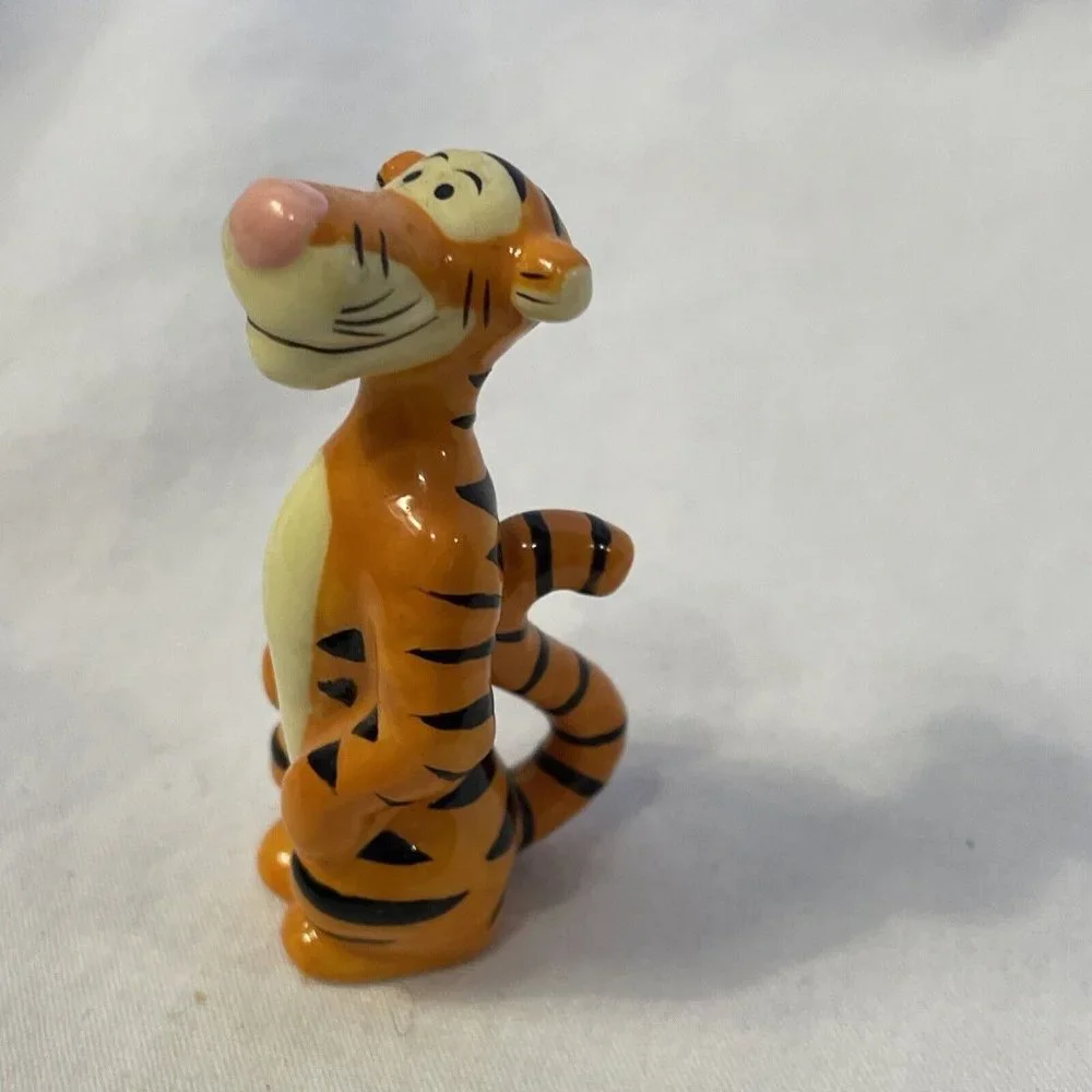 Tigger Miniature Glass Figurine 2 Inches Tall Winnie the Pooh Cake Topper